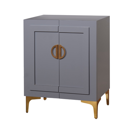 Tiffany Bedside Table - Grey